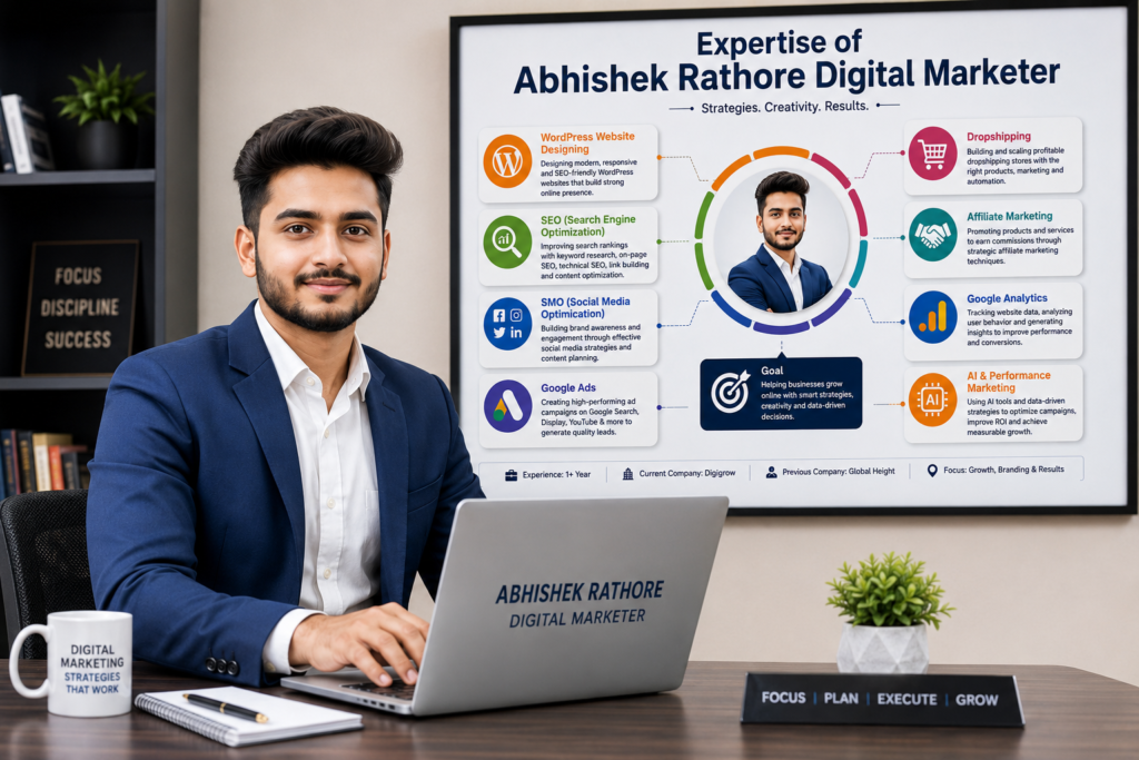 Abhishek Rathore Digital Marketer Expertise of abhishek rathore digital marketer