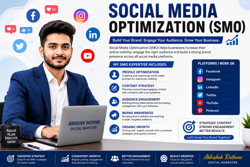 Abhishek Rathore Digital marketer Social media optimization